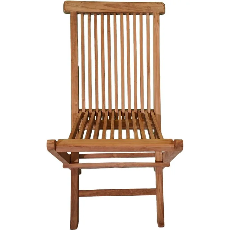 Teakholz Klappstuhl ARU ohne Armlehnen