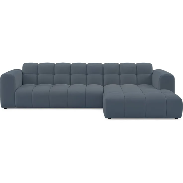 Selsey 'Boloon' Ecksofa L-Form, 3-Sitzer, rechts, Samt Hellblau, 300 cm