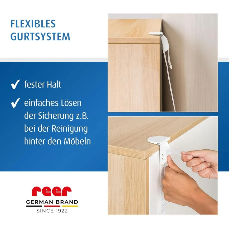 Reer Kippsicherung weiß, 2 Stück – Bild 6