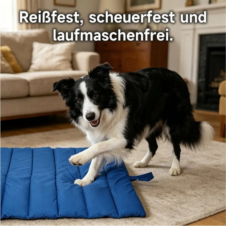 OSTWOLKE Hundematte Wasserdichte Hundematte für Outdoor, Faltbare Hundedecke für Unterwegs, Große Reisedecke für Haustier 110x68 cm – Bild 4