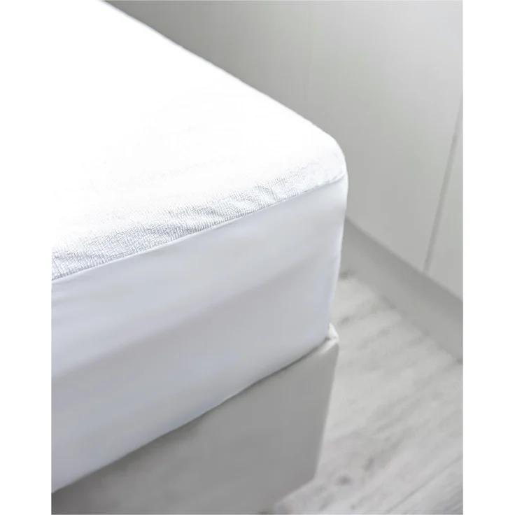 Wasserdichte Matratzenschoner 200x220cm mit 40 cm Rundumgummizug Matratzenauflage Inkontinenzunterlage Nässeschutz – Bild 3