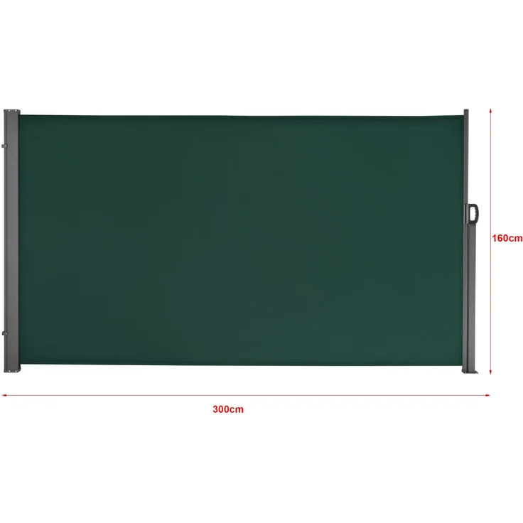 Seitenmarkise Mulhacén 160x300 cm Dunkelgrün pro. tec – Bild 3