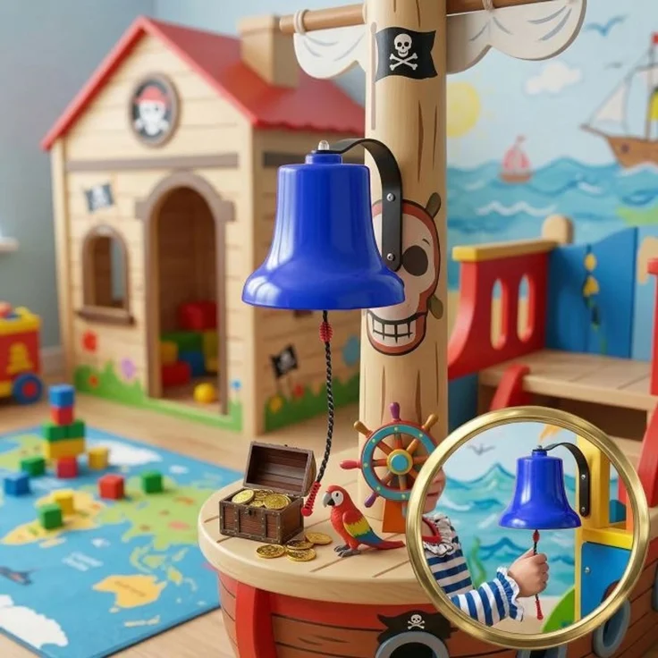 Relaxdays Schiffsglocke für Kinder-Spielturm – Bild 2