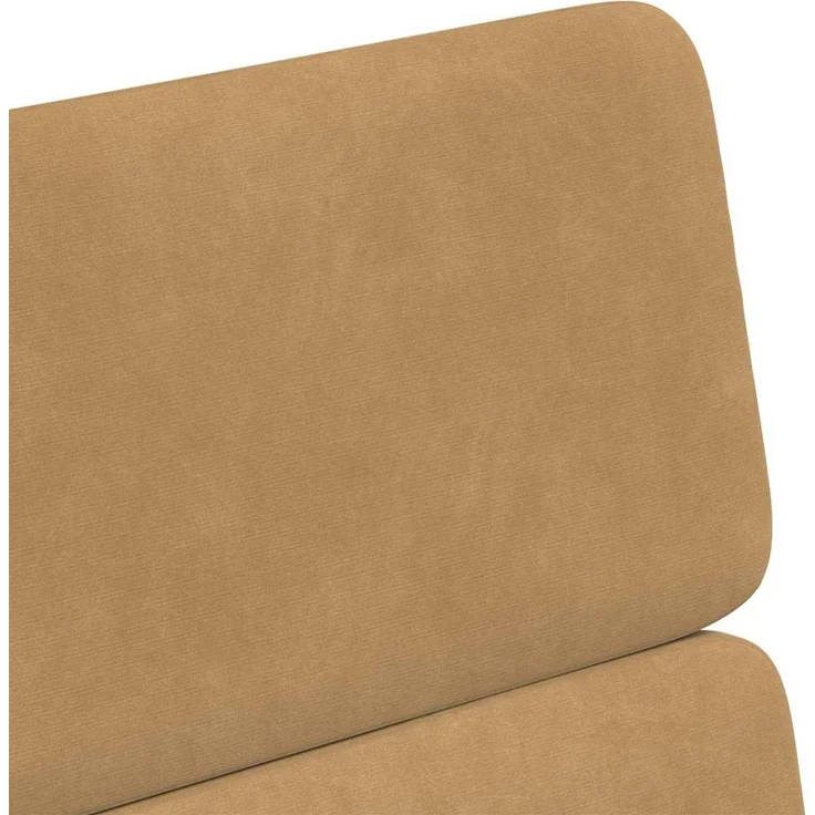 vidaXL Esszimmerstühle mit Rollen 2 pcs Braun 58 x 65 x 98 cm Samt 42017882 – Bild 7
