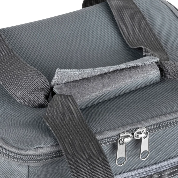 Thermotasche für Lunchbox | Tragbare Picknicktasche | Grau | 16x23x16cm – Bild 6