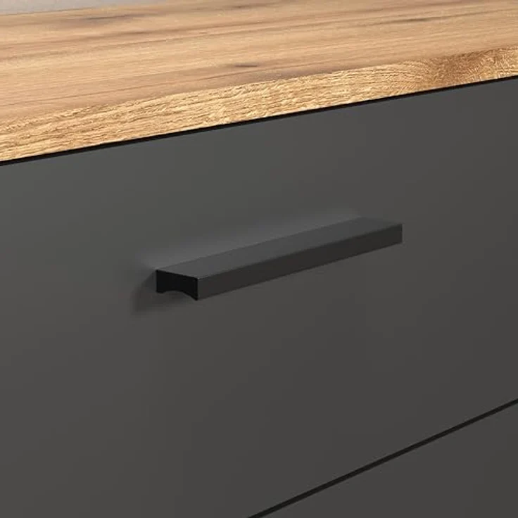 Sideboard Esteban in grau und Eiche Evoke 139 cm – Bild 8