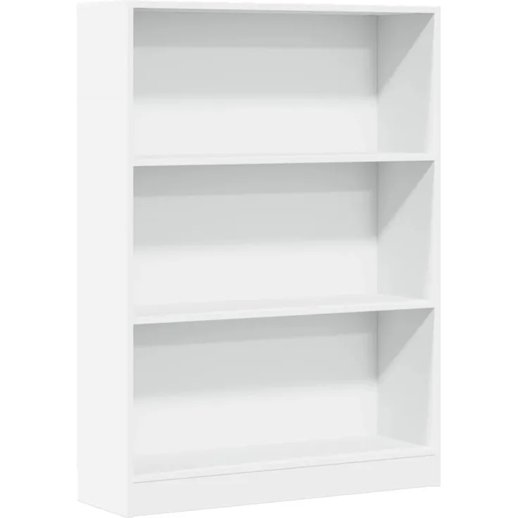 vidaXL Bücherregal Weiß 80x24x109 cm Holzwerkstoff 857835
