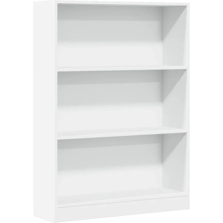 vidaXL Bücherregal Weiß 80x24x109 cm Holzwerkstoff 857835 – Bild 1