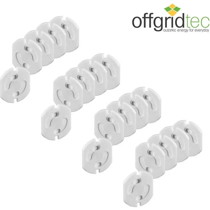 Offgridtec 20x Kindersicherung fuer Steckdose mit Drehmechanik - Steckdosensicherung Baby Kleinkind – Bild 6