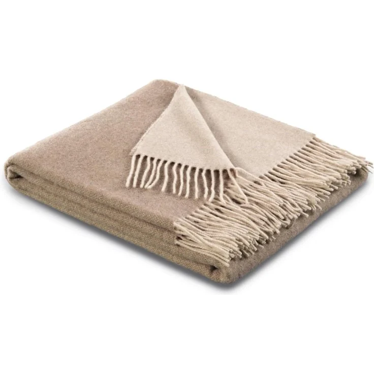 Wohndecke Naturale, Traumschloss, 80% Wolle, 20% Kaschmir, luxuriöse Qualität – Bild 1