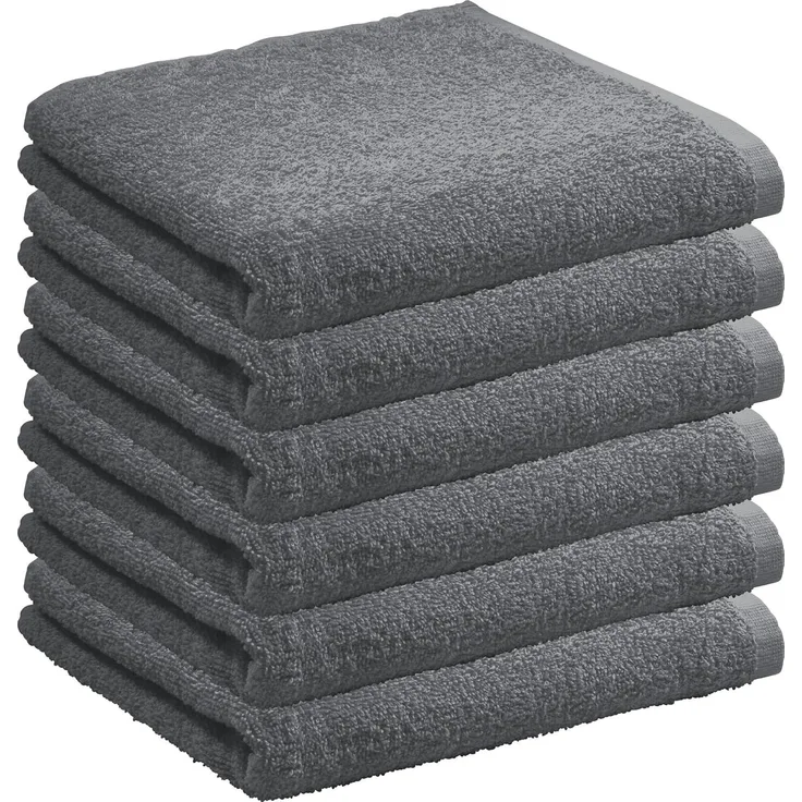 REDBEST Handtuch Handtuch "Oceanside" 6er-Pack, Frottier, Walk-Frottier Uni