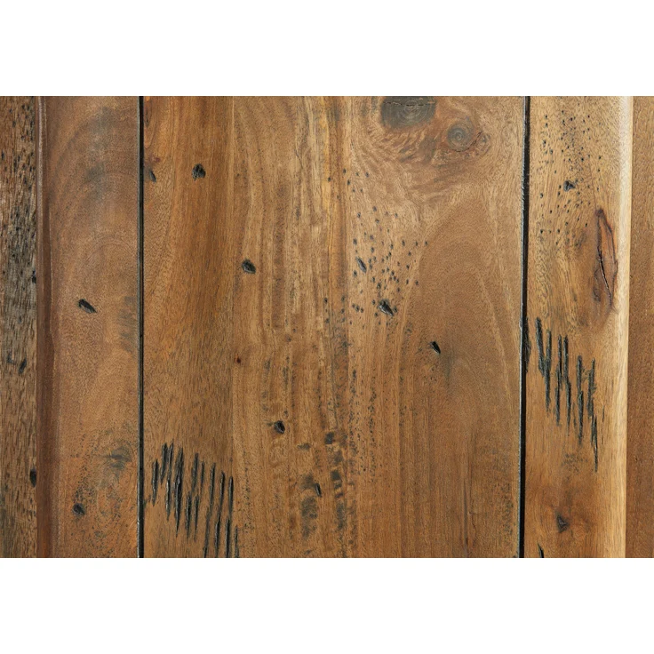 Schrank Mango 100x50x190 natur lackiert RAILWAY #115 – Bild 6