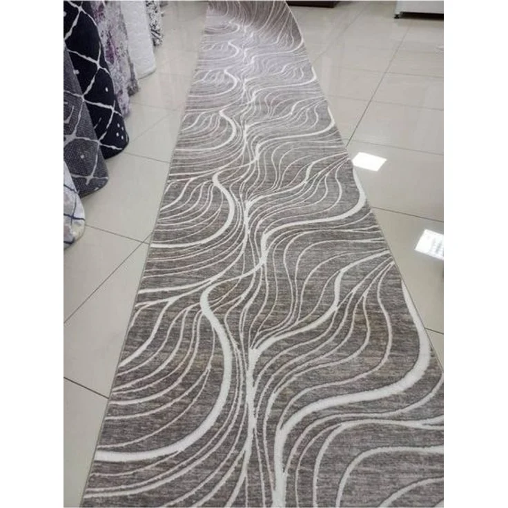 Gel-Läufer mit rutschfester Rückseite 80 x 100 cm Baumwolle Grau 88781805 [en. casa] – Bild 4