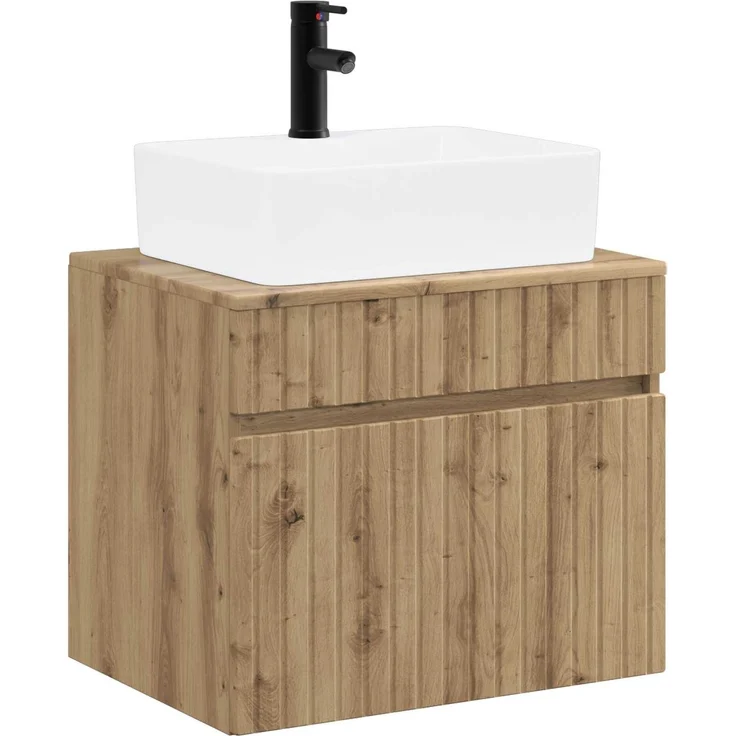 vidaXL Waschbeckenschrank Artisan-Eiche 59 x 44,5 x 50 cm 3404299 – Bild 2