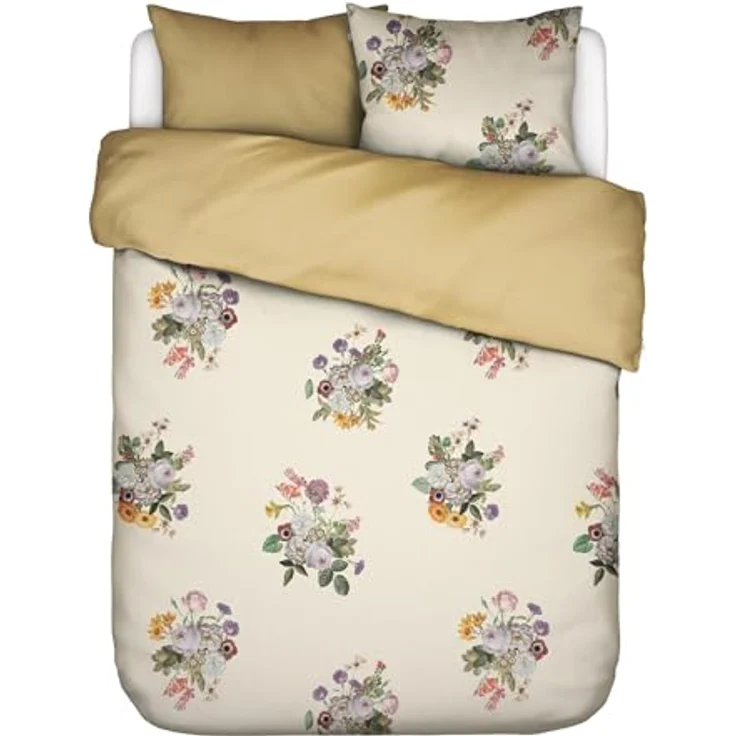Essenza Bettwäsche Laurine, Satin, 3 teilig, mit floralem Muster – Bild 1