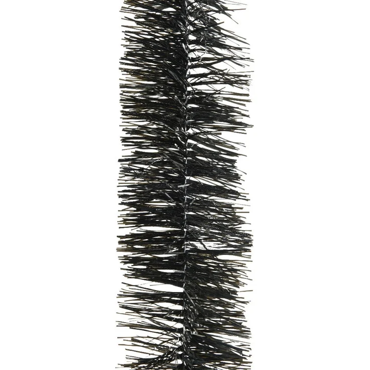 Kaemingk Lametta Girlande schwarz 270 cm – Bild 2