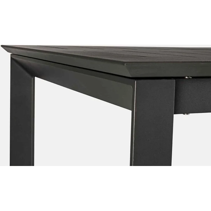 Gartentisch Ronoko Aluminium, modern ausziehbar, anthrazit, für 8-10 Personen, Outdoor – Bild 4