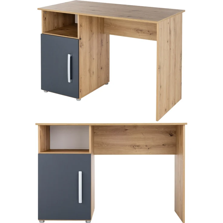 Arthur Berndt Jugendzimmer-Set »Alessio« 5-teilig, Liegefläche 120x200 cm, Anthrazit, Artisan Oak – Bild 11