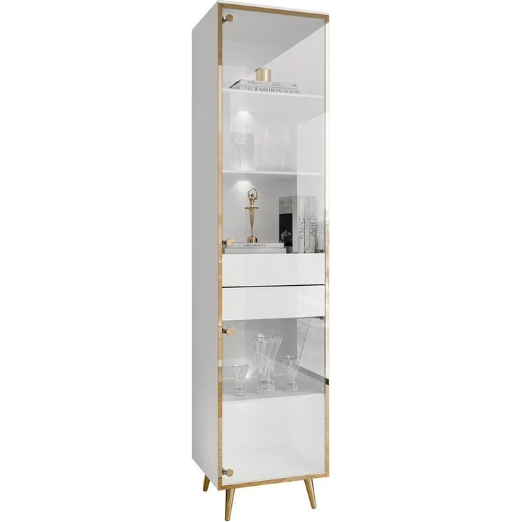 Lookway Glasvitrine AURORA mit LED-Beleuchtung Breite: 45 cm