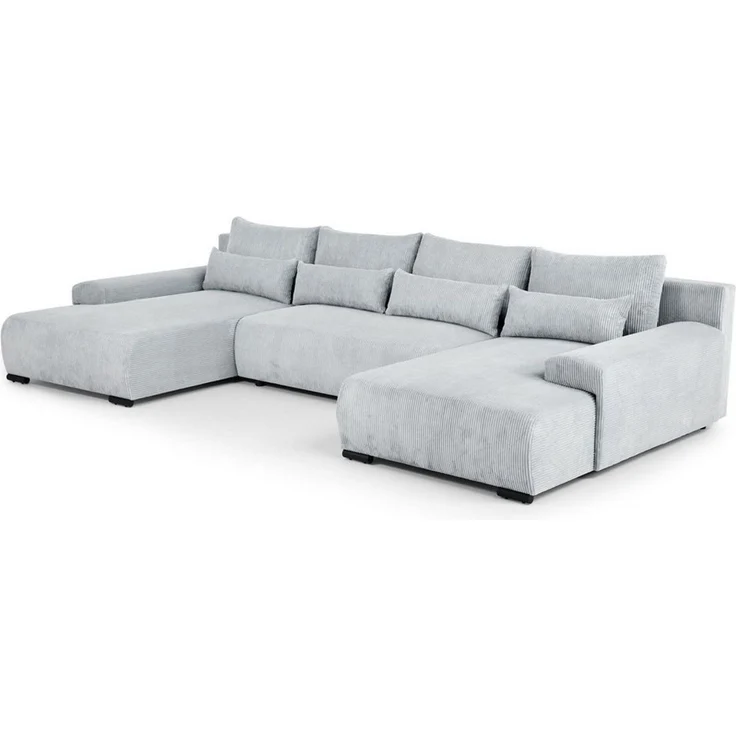 Beautysofa Ecksofa BENNY U, mit Schlaffunktion, mit Bettkasten, viele Farbvarianten – Bild 2