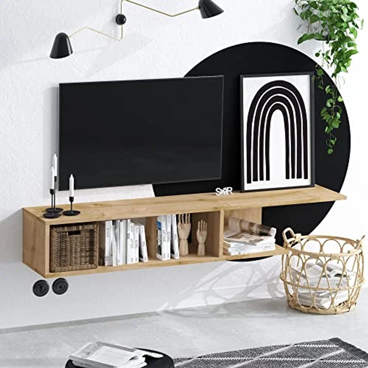WELL HOME MOBILIARIO & DECORACIÓN TV-Möbel, 150x26x24 – Bild 3