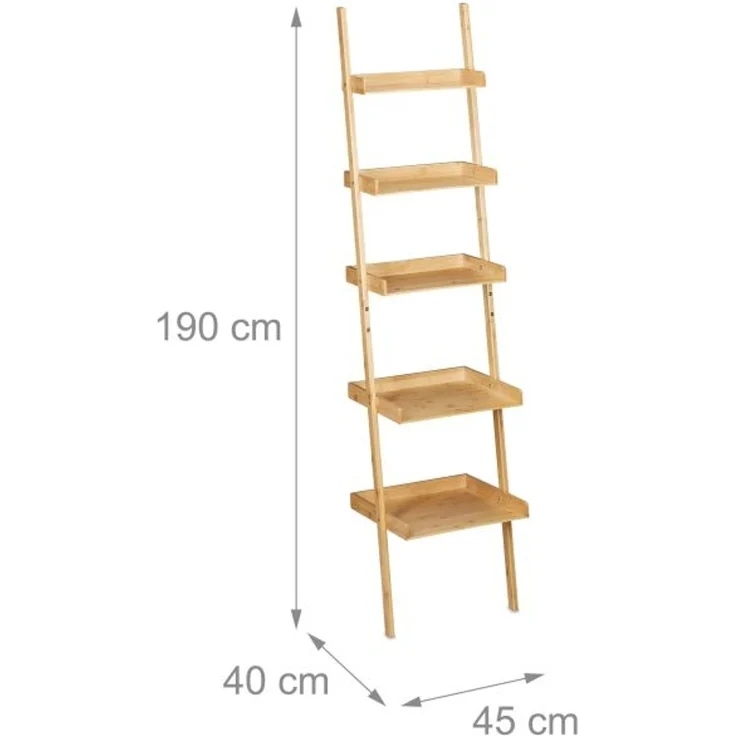Leiterregal Bambus – Bild 4