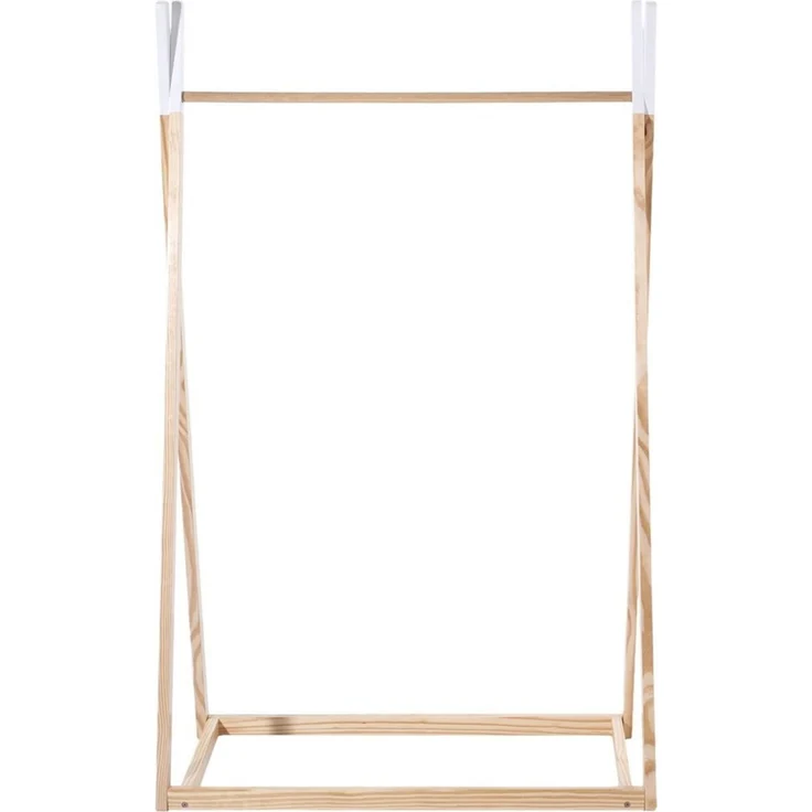 Atmosphera TIPI Kleiderständer, Kleiderbügel aus Holz für Kinder - 78 x 38 x 126 – Bild 4