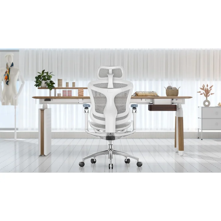 Sihoo 'Doro C300 Pro' ergonomischer Schreibtischstuhl, 130 x 75,5 cm, in Weiß – Bild 2