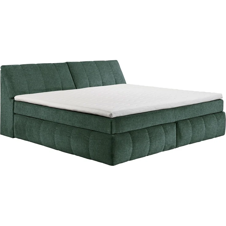 Familienbett Beverly / Bearford 6A BSB, Stoff, Grün, 250 x 106 x 240 cm – Bild 1