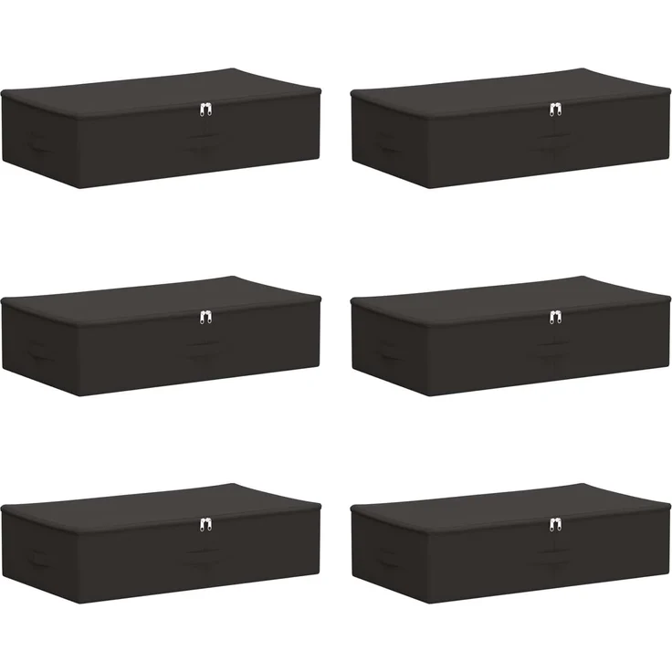 vidaXL Aufbewahrungsbox 6 stk. Vliesstoff 70 x 40 x 18 cm 50,4 L 42024590 – Bild 1