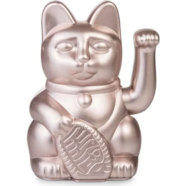 Donkey Winkekatze Lucky Cat Metallic Rosa – Bild 2