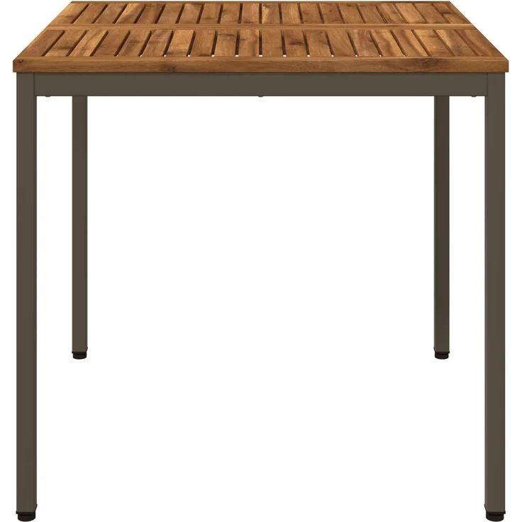 vidaXL Gartentisch NAARDEN Natur und Kaffee 80 x 80,5 x 75 cm 901312 – Bild 3
