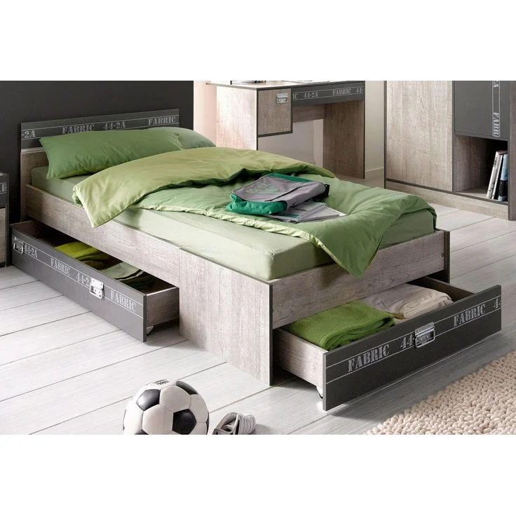 Parisot Kinderzimmer Fabric in Esche grau Jugendzimmer Set 5-tlg. – Bild 6