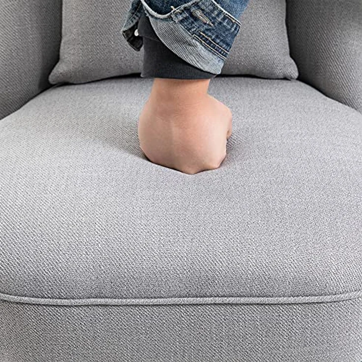HOMCOM Sessel Relaxsessel mit Rückenkissen – Bild 9