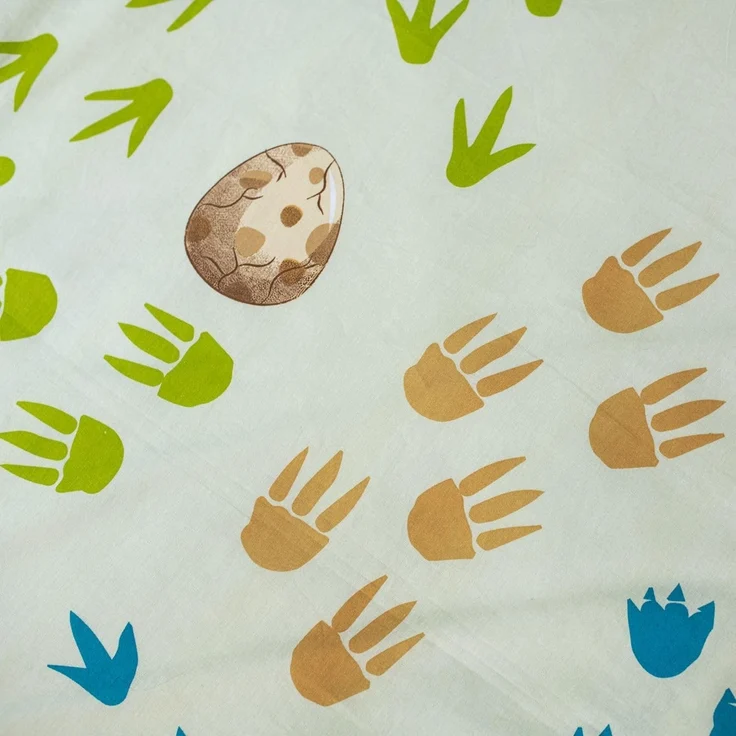 Kinder Bettwäsche mit Dino-Motiv – Bettbezug 100x135 cm & Kissenbezug 40x60 cm – Bild 4