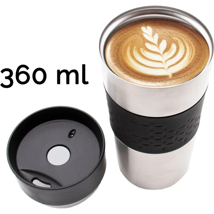 ZOLLNER Thermobecher Edelstahl | Coffee to go, 360 ml, auslaufsicher – Bild 5