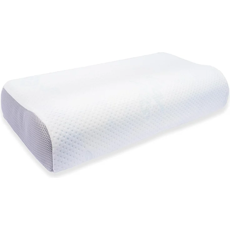 Traumschloss Nackenstützkissen Klima Control, Füllung: Klima-Hybridschaum, Bezug: Polyester (73% Polyester 27% Coolmax Polyester), Soft-Touch Feeling & 3D Klimaband zur besseren Belüftung – Bild 1