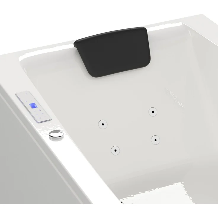Rechteck Whirlpool Unity 190x90 Made in Germany 24 Massagedüsen mit Armatur : Mit Armaturen – Bild 6