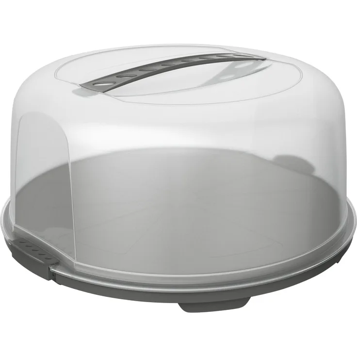 Rotho Tortenglocke hoch Fresh Ø 36 x 17 cm holzkohle schwarz