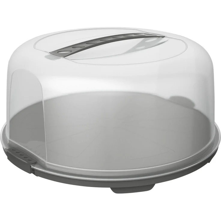 Rotho Tortenglocke hoch Fresh Ø 36 x 17 cm holzkohle schwarz – Bild 1