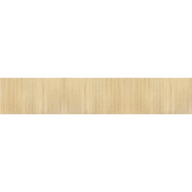 vidaXL Teppich Rechteckig Hell Natur 60x300 cm Bambus 376723 – Bild 2