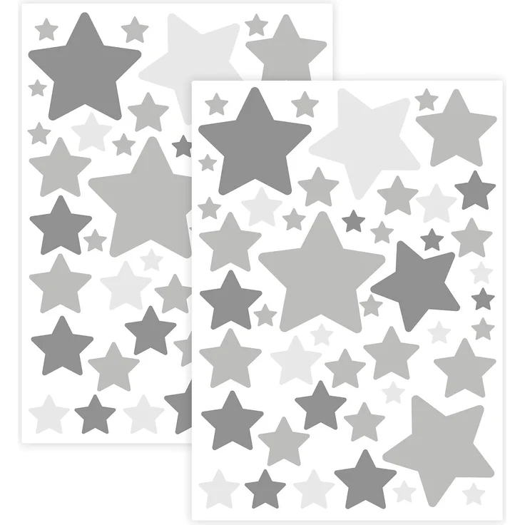 WANDKIND Wandtattoo Sternen Set 94 Stück V281 – Bild 1