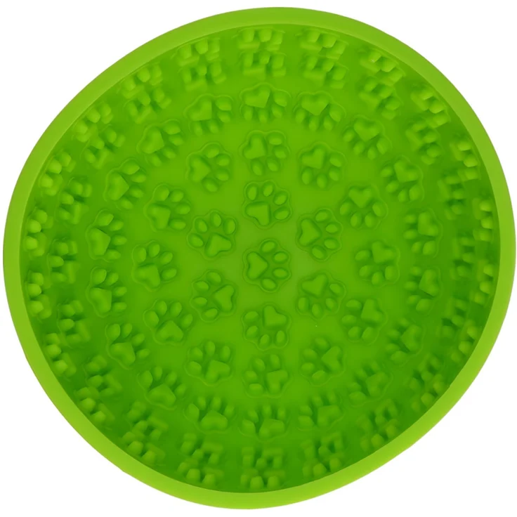 Eat Slow Live Longer Anti-Schlingnapf Wobble grün, Durchmesser: 17 cm – Bild 2