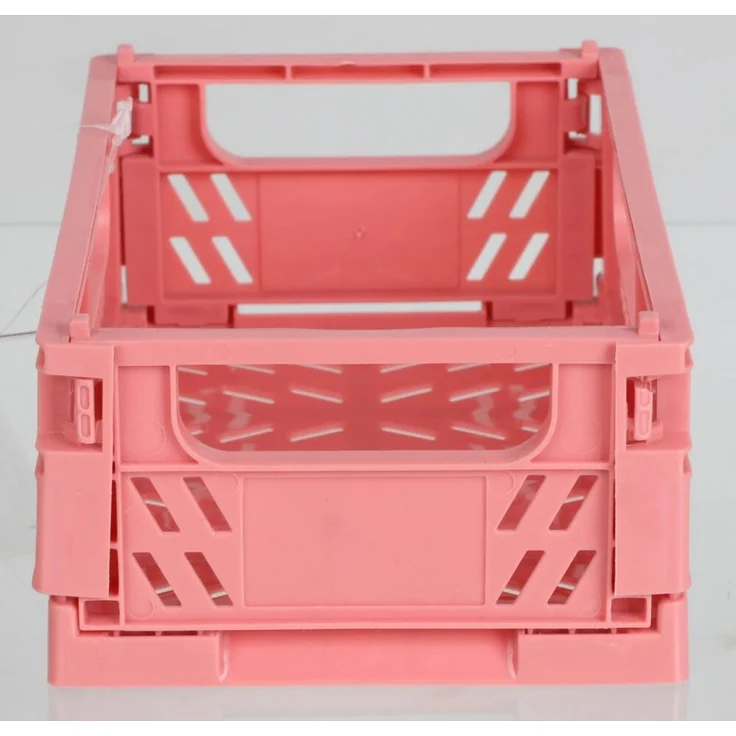 24x Mini Deko Klappbox 15×10×5,7 cm 24er Set – faltbare Aufbewahrungsbox kleine Organizer Box stabile Kunststoff Klappkiste verschiedene Farben zufällige Farbauswahl – Bild 13