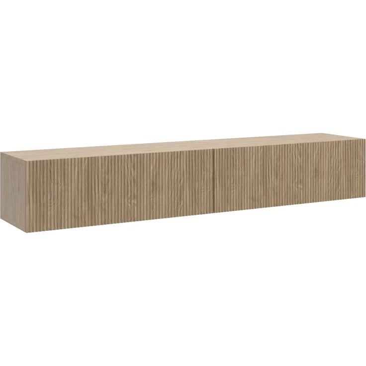 Selsey 'Nolie' TV-Hängeboard 2-türig, Eichenholzoptik, ca. 29 x 175,5 x 32 cm – Bild 1