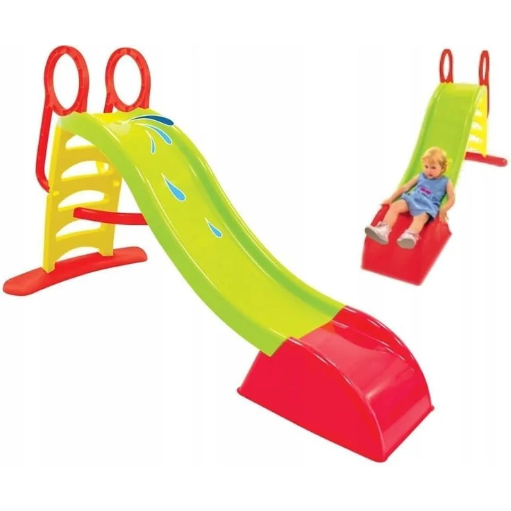 Mochtoys Kinderrutsche 10832/12199 Rutschlänge 180 cm Wasserrutsche rutschfest grün – Bild 2