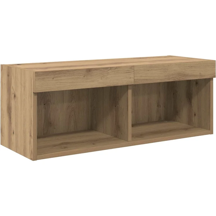 vidaXL TV-Wandgeräte Wandmontiert 6 pcs Artisan-Eiche Holzwerkstoff 3402975 – Bild 9