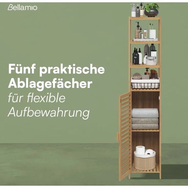 Bellamio Newa Badezimmer-Set, 1x Waschbeckenunterschrank, 1x Hochschrank – Bild 8