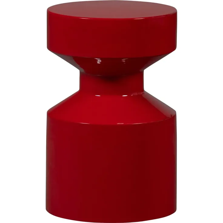 Beistelltisch Ferry - Metall Rot, Ø 30 cm