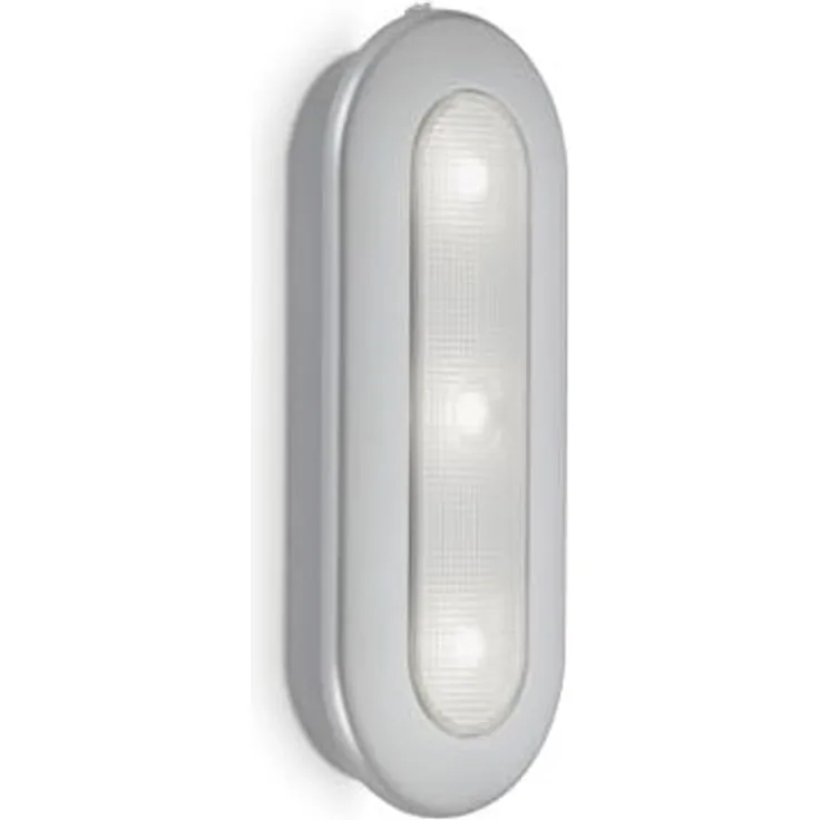LED Unterbauleuchte Row Push Light batteriebetrieben, silberfarben